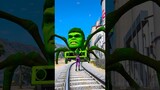 GTA 5 SHE-HULK SAVES CHOO CHOO-HULK FROM PAIN 💚 | #shorts