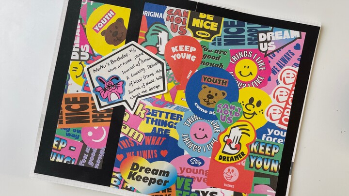 Bagaimana cara mengatur material yang penuh warna dan beragam? Buku Harian Dekoratif ala Tempel Dind