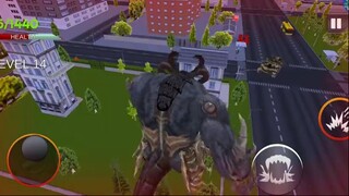 Trò chơi tấn công thành phố khỉ đột phá hủy - Android iOS Mobile Gameplay HD