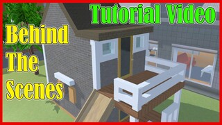 [Behind The Scenes] Build a Mini Villa for the Baby || SAKURA School Simulator