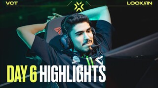 First Two Semi-Finalists Are Locked | Day 6 Highlights | VCT LOCK//IN