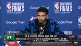 Jayson Tatum: "When we have Al and Smart back, we're just that much bigger and better defensively."