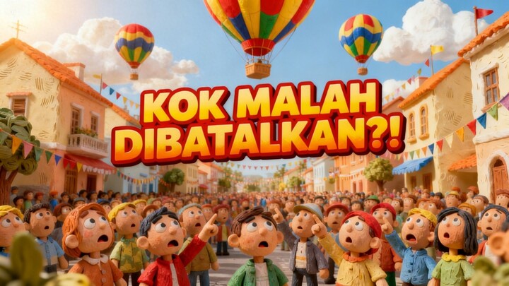 Festival balon udara kudus, kok malah dibatalkan?!