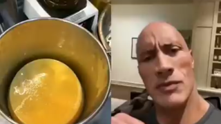 Dwayne Johnson reaction