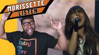 Powerhouse Vocals! | SINGER REACTS to Morissette singing Listen @ The Theatre Solitaire | REACTION