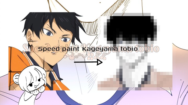 ♪ Speed Paint Kageyama tobio ♪ Haikyuu ♪ Digital