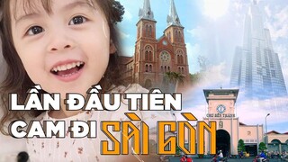 Lần đầu Cam Cam đi Sài Gòn | Cùng mẹ đi làm Vlog 160