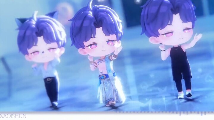 [MMD · Điệu nhảy lật của AI Qi Yu] 🐟Vòng quay tình yêu🐟520 Cô vệ sĩ vui vẻ~