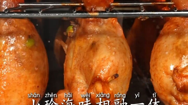 Ông trùm ẩm thực đường phố! Bánh bao đùi gà tròn xoe, cơm từ trong đùi gà bung ra, thơm quá!