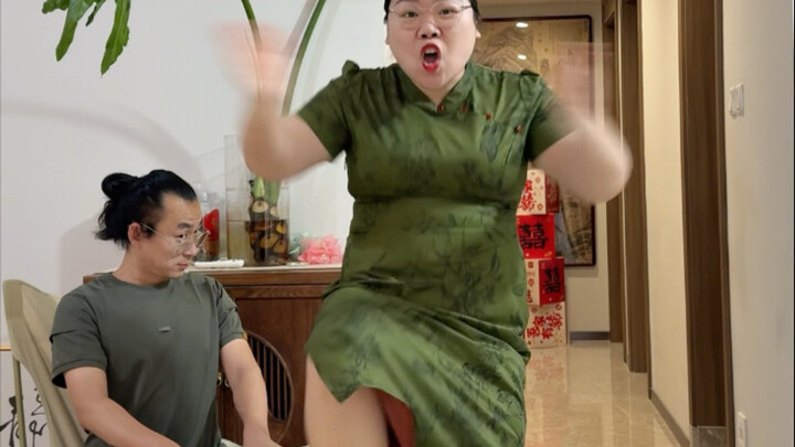 My friends said that Korean girl group dance is more suitable for me, so I must do another one today