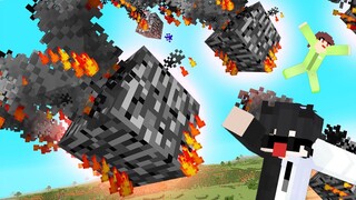 🔥จะเกิดอะไรขึ้น!! เมื่อมายคราฟมีภัยพิบัติ อุกกาบาต สึนามิ | Minecraft