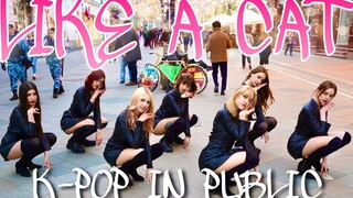 [俄罗斯美女猫步轻俏][4K] AOA -  (Like a Cat) THROWBACK dance cover by FLOWEN
