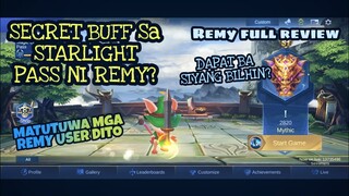 MAY SECRET BUFF SA STARLIGHT PASS NI REMY ( SOBRANG SULIT GAMITIN ) - MAGIC CHESS MOBILE LEGENDS
