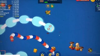 WORMS ZONE.IO Rắn Săn Mồi #268 - Trò chơi con rắn, Game rắn _ Vùng Giun Đất 5