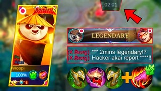 TOP GLOBAL AKAI 2mins LEGENDARY Rotation Tutorial on SOLO RANKED GAME!