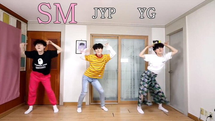 ประชันสไตล์การเต้นของสามค่ายใหญ่เกาหลี SM JYP YG