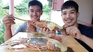 กุ้งมังกร อบชีส  กุ้งเด้งหวาน ชีสยืดหอม..