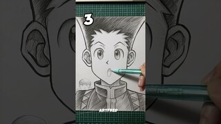 Which one is correct for Gon Hunter x Hunter #guess #drawing #hunterxhunter #gon