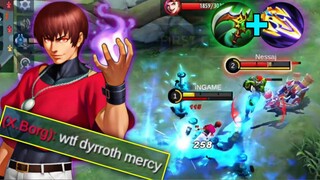 DYRROTH OP DAMAGE | BEST EMBLEM & BUILD 2021 DOMINATE IN EXP LANE MLBB