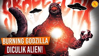 KETIKA BURNING GODZILLA DICULIK ALIEN MARS | Alur Cerita GODZILLA RIVALS VS KING GHIDORAH