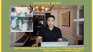 Bukti rekeman Agus masih bisa melihat