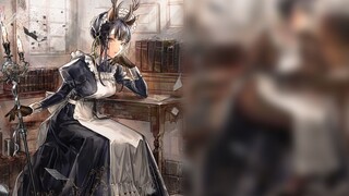 [Vẽ tranh] Arknights - Tsukinogi mặc đồ hầu gái~