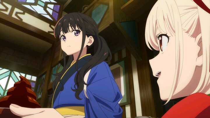 Lycoris Recoil: Friends are thieves of time.  03