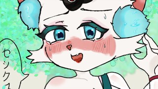"Ruyu" ‖ The cat is as white as its name suggests, a little white rabbit