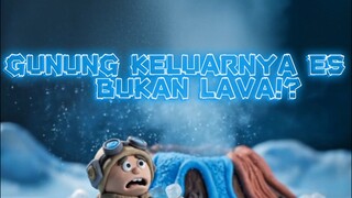 GOKIL!! GUNUNG BERAPI KELUARNYA ES BUKAN LAVA !?