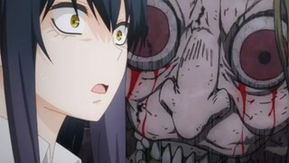The teacher is possessed by a female ghost