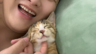 คุณเห็นไหม แมวน้อยกำลังยิ้ม!!!!