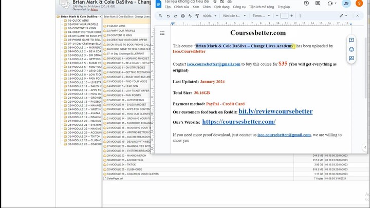 35$ Brian Mark & Cole DaSilva – Change Lives Academy