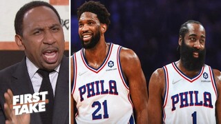 Stephen A. on 76ers vs Knicks: "Embiid & Harden is a monster duo in the NBA that scares the rest"