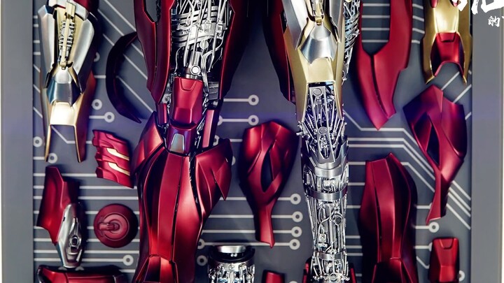Iron Man interior luxury decoration! God knows how long I worked on these details! Explosive Armor M