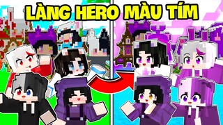 Làng Hero Team MÀU TÍM ? Noob Ruby Đột Nhập Và Mã SEED Bí Ẩn Trong Minecraft ?