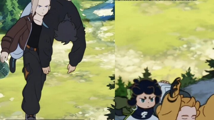 Kakak senior menyelamatkan orang VS Luo Xiaohei menyelamatkan orang