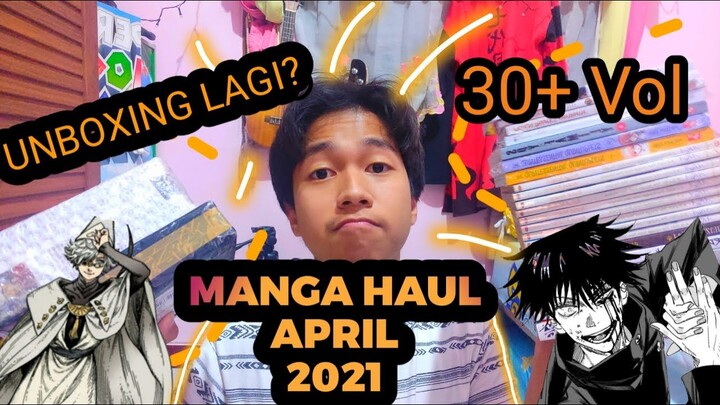 MANGA HAUL INDONESIA APRIL 2021 // UNBOXING LAGIIIIII!!!!!!!!!