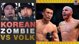 Volkanovski Will Fight Korean Zombie! | WEIGHING IN