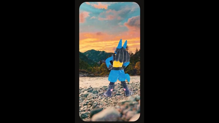 Lucario selalu terlihat sempurna di mana pun dan apa pun yang ia lakukan. 😏✨