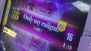 The lightning dancing on your fingertips is my unchanging belief in this life. Only my railgun will 