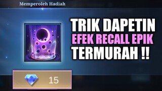 BISSMILLAH !! TRIK DAPETIN EFEK RECALL EPIK TERMURAH ! MOONTON KALO TAU INI BISA RUGI