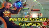 IMMUNE OR DODGE ENEMY CC HEROES WITH TRUNCHEON?? KENSHIN PLAYS | MOBILE LEGENDS