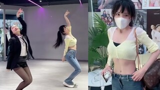 蛋宝练舞房嗨丝老师一对一教学！我有腹肌了吗？