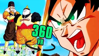 360° Goku turns Super Saiyan against The Androids