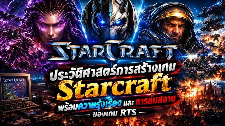 ประวัติศาสตร์การสร้างเกม Starcraft พร้อมความรุ่งเรืองและการล่มสลายของเกม RTS