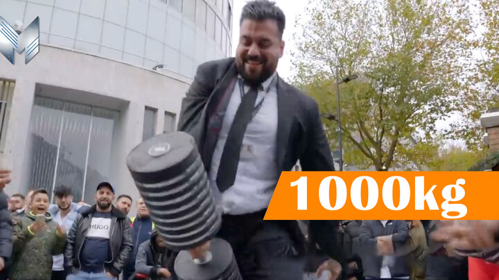 Challenge on the Street: Lifting 100kg with One Hand