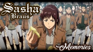 SASHA SHARED POTATO TO KEITH SHADIS | ATTACK ON TITAN FUNNY MOMENTS