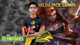 HILDA PICK SA MPL ? INDONESIAN META GINAMIT NG ONIC PH VS STI MPL-PH S5 REGULAR SEASON