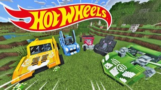 CARA MAIN HOT WHEELS di MCPE/MCBE 1.18+ ! Kereennn parah gile...