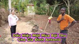 Đón mưa cho vườn rau của Antonio||2Q Vlogs cuộc sống châu phi